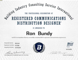 registered communications distribution designer ron bundy